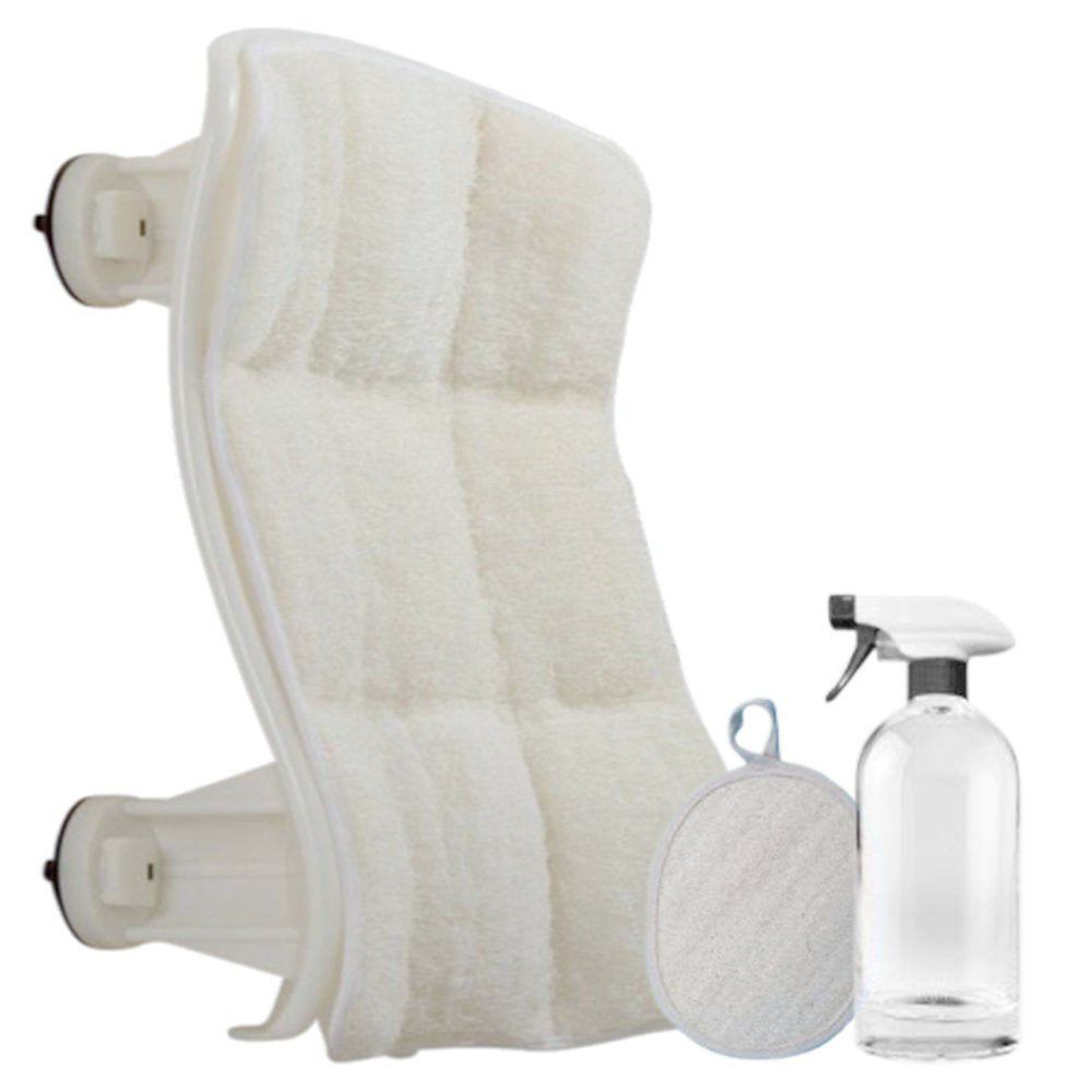 Luffoliate – Exfoliating Hands-Free Shower Loofah Back Scrubber (18.5 –  Luffoliate Back Scrubber